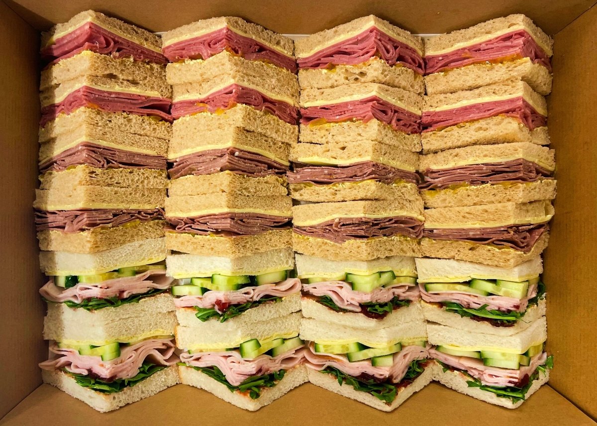 Four Point Sandwich Platters (serves 4 - 6) - Cookies Palace